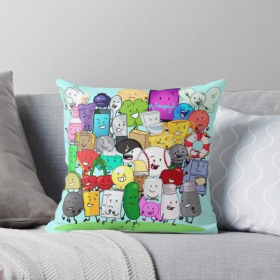 The Gang S All Here Throw Pillow