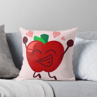 Apple Inanimate Insanity Throw Pillow