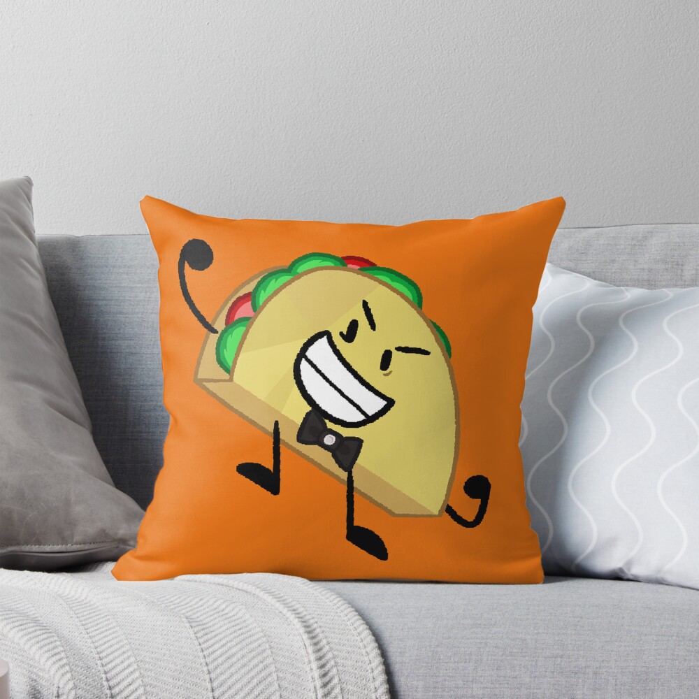 Taco Inanimate Insanity Throw Pillow