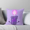Candle Inanimate Insanity Throw Pillow