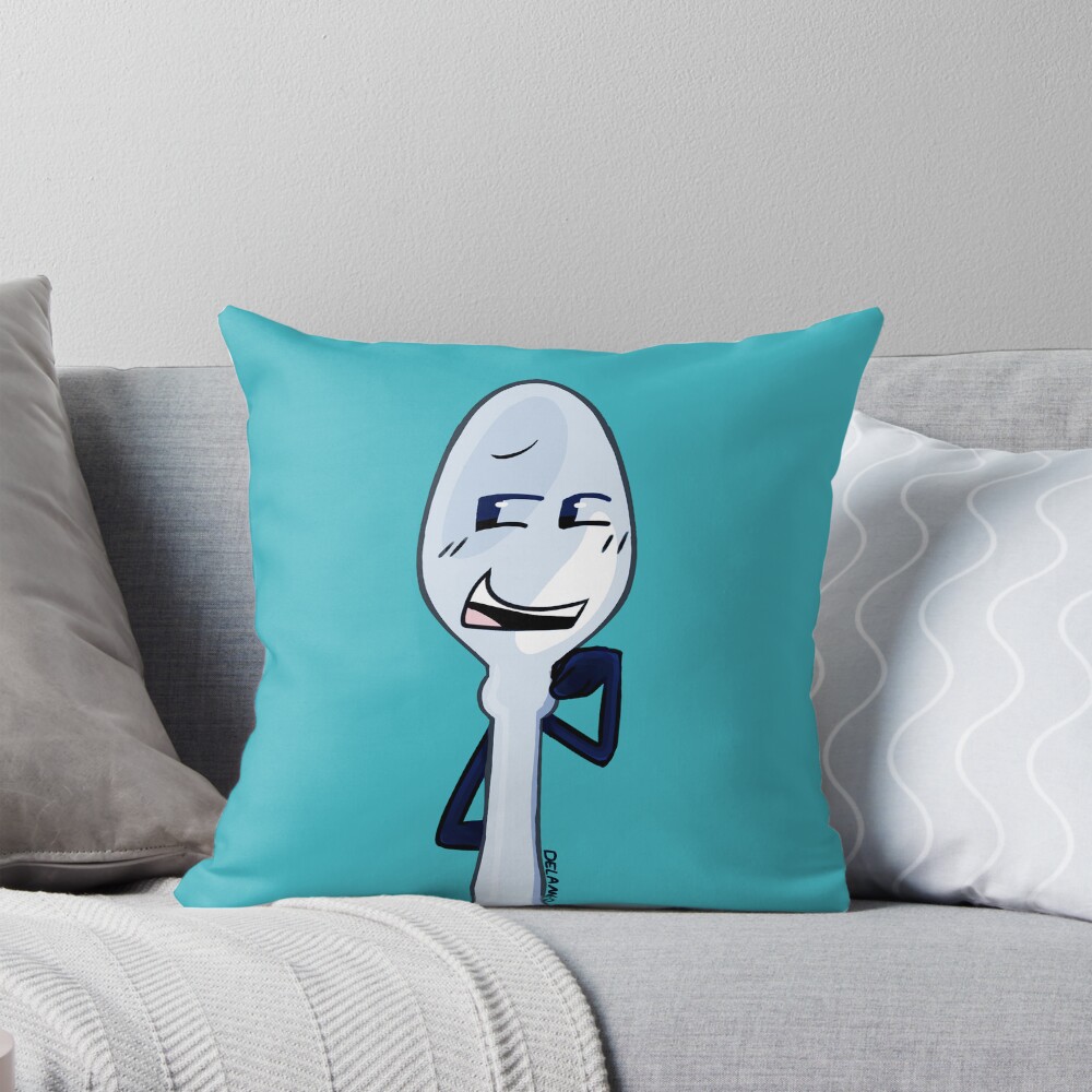 Silverspoon Inanimate Insanity Throw Pillow